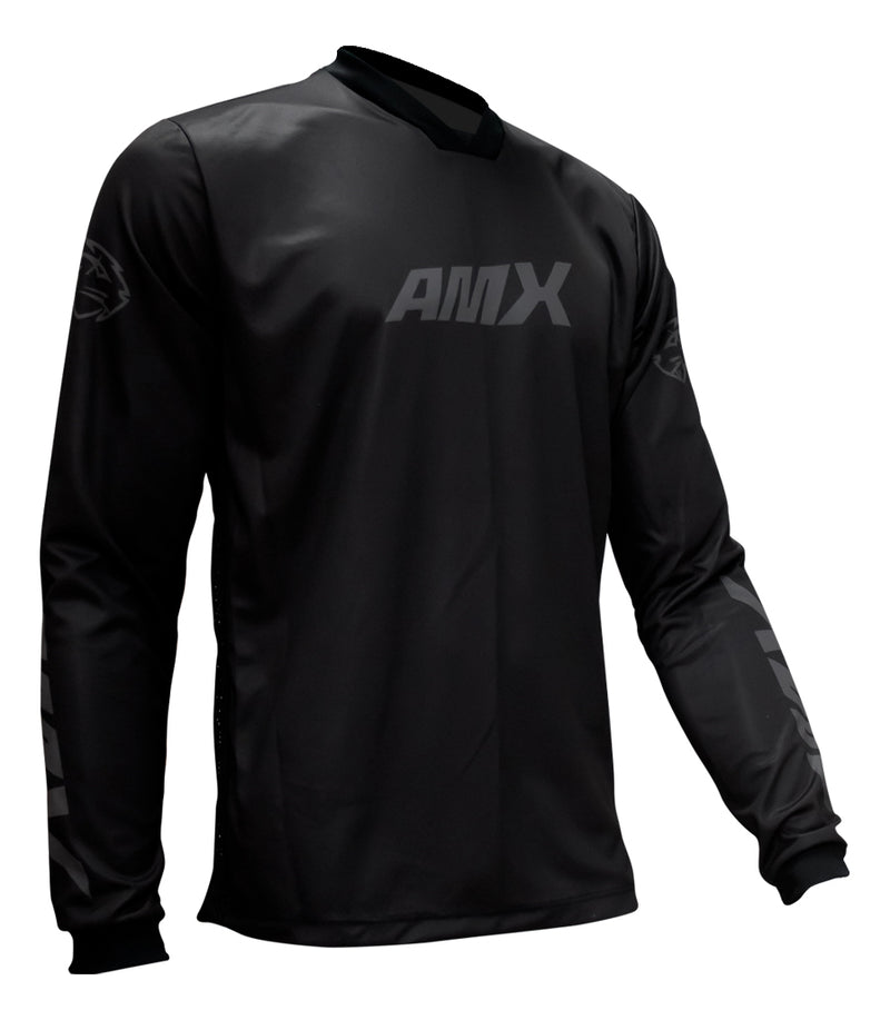 Conjunto Amx Preto Trilha Roupa Calça Camisa Cross Motocross