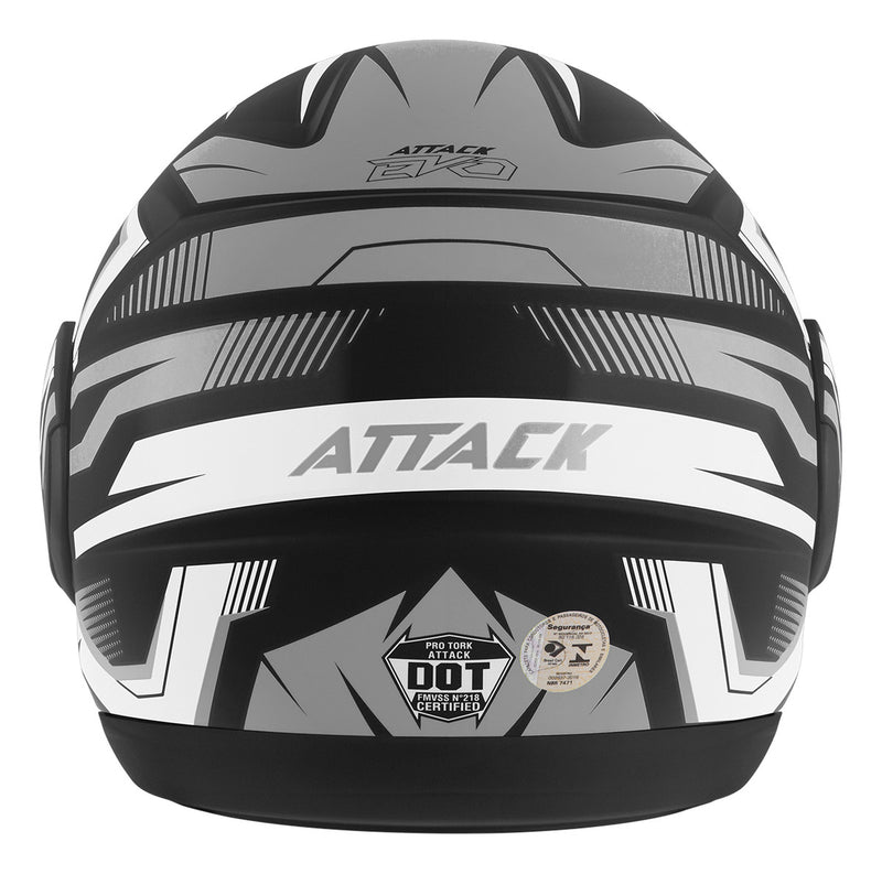 Capacete Fechado Escamoteável Pro Tork Attack Articulado