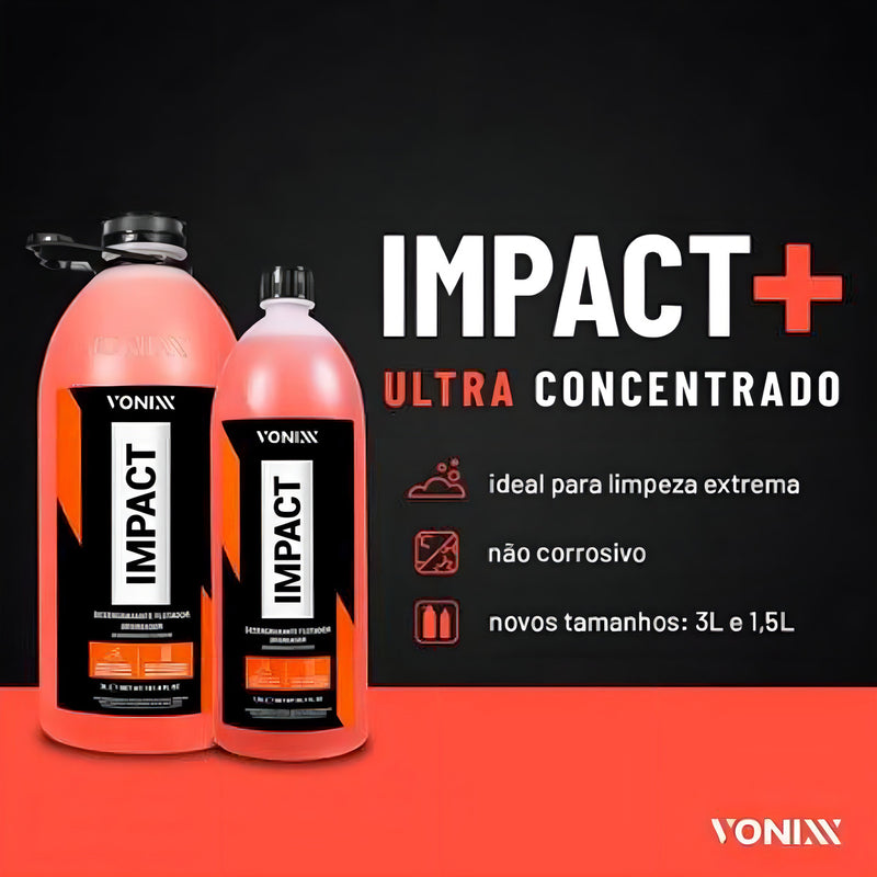 Impact Pre Lavagem Vonixx 1,5l Limpa Motor E Caixa De Roda