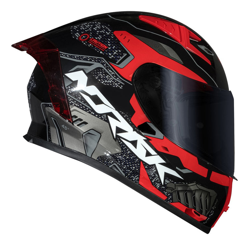 Capacete Moto Masculino Norisk Flow Robot Vermelho +viseira