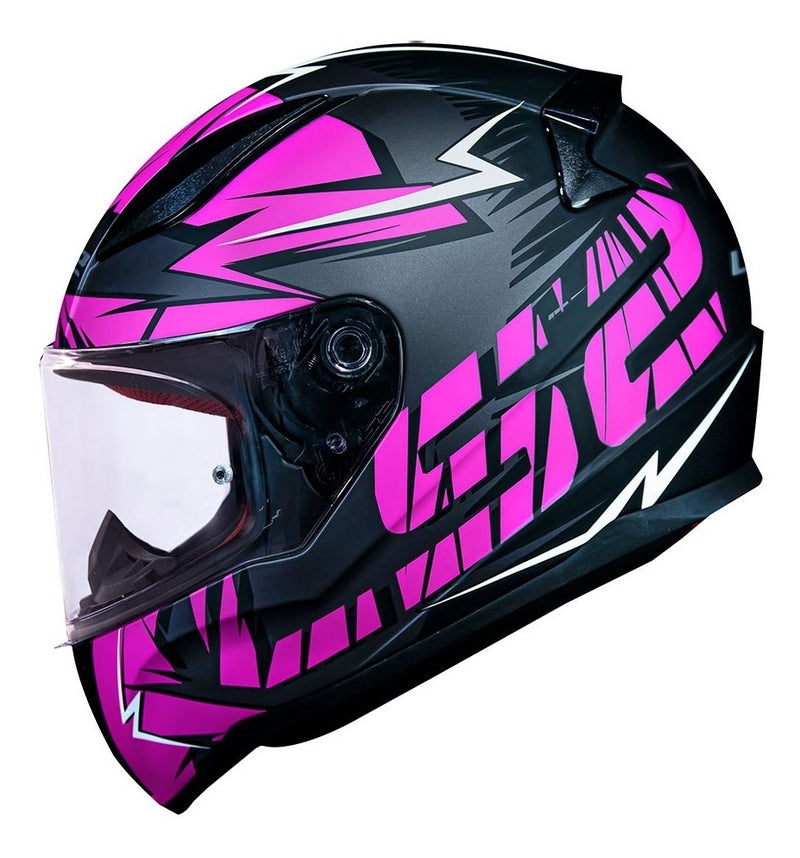 Capacete Moto Ls2 Ff353 Rapid Cromo Preto E Vermelho