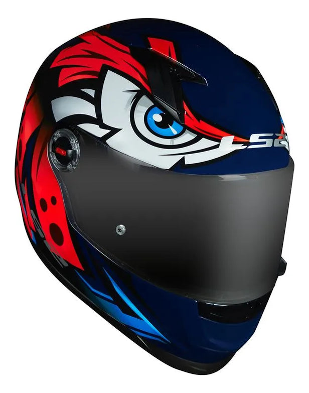 Capacete Fechado Ff358 Classic Tribal Laranja Ls2