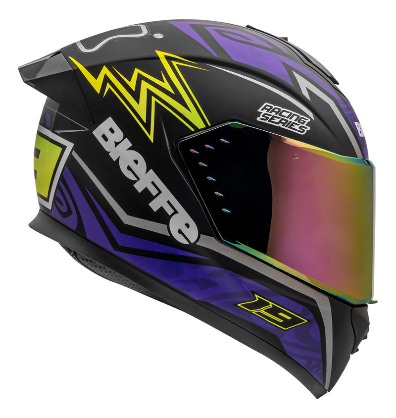 Capacete Moto Fechado Bieffe B-12 Qtr + Viseira Colorida