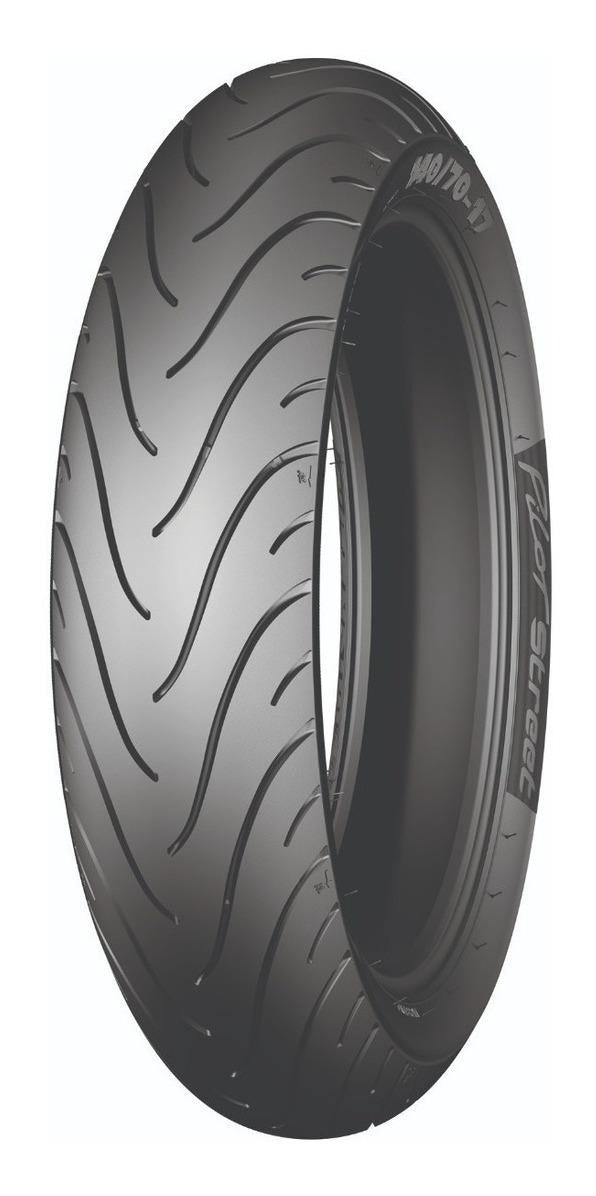 Pneu dianteira para moto Michelin Pilot Street Radial sem câmara de 120/70 ZR17 W 58 x 1 unidade