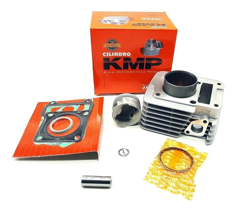 Kit Cilindro Pistão Anéis Kmp Ybr125 / Factor 125 / Xtz125