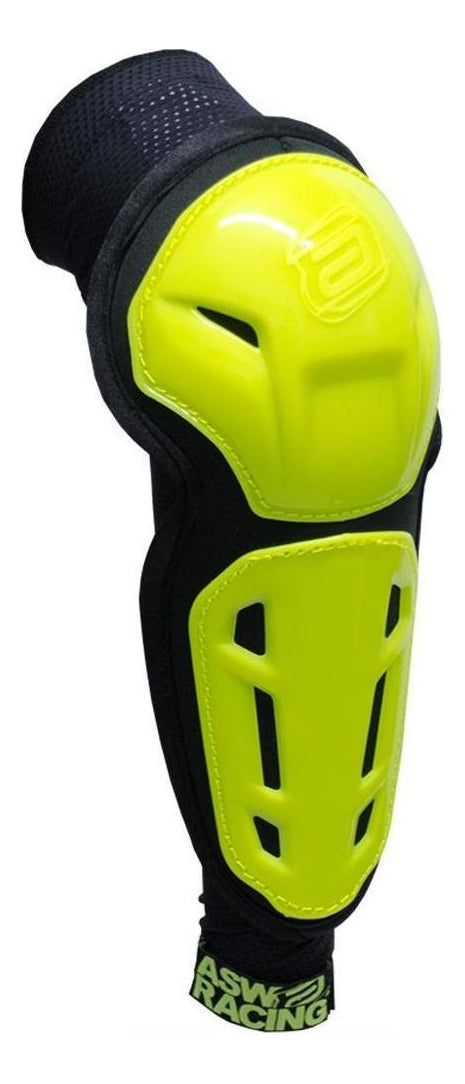 Cotoveleira Asw Image Cross Bike Amarelo Fluor Tamanho P