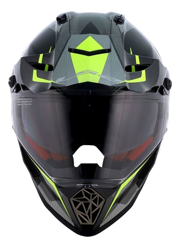 Capacete Ls2 Mx436 Pioneer Evo Element Preto Fosco Titanium