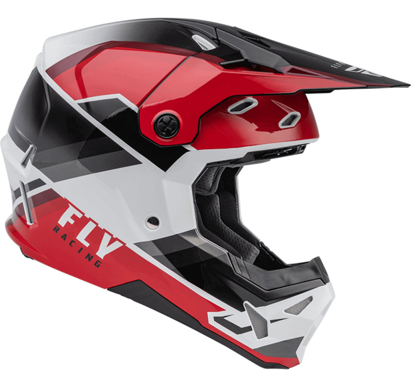 Capacete Fly Formula Cp Rush Preto/vermelho/branco