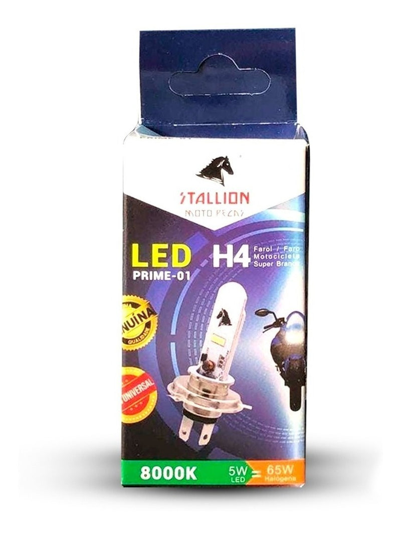 Lâmpada Moto Led Efeito Xenon H4 Titan 150 Factor Cg Fan Ybr