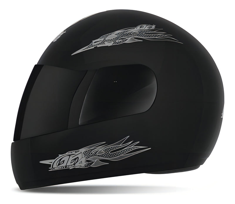 Capacete Fechado Protork Liberty Four Viseira Fumê Masculino Cor Preto Tamanho do capacete 60