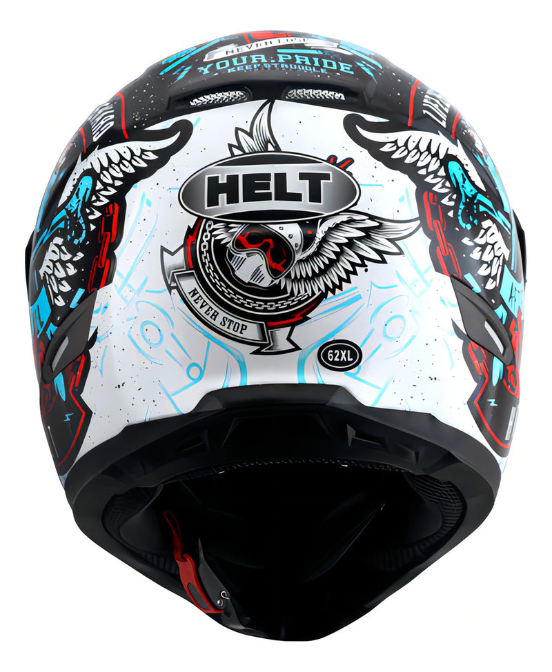 Capacete Motocross Vision Angel Cross Com Viseira Helt 21197 Cor Tamanho 58