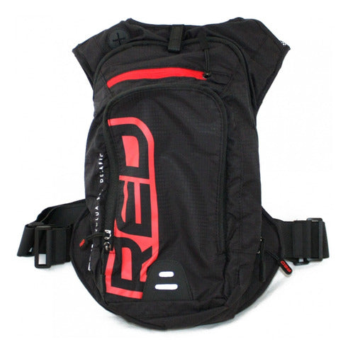 Mochila Hidratação Red Dragon Space 3 Lts Trilhas Motocross Cor Vermelho Desenho do tecido Liso