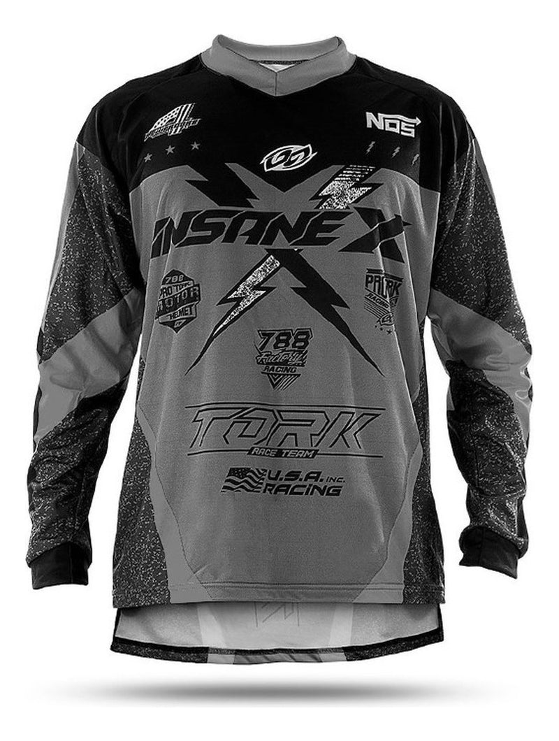 Kit Roupa Motocross Conjunto Calça Camisa Insane X Infantil