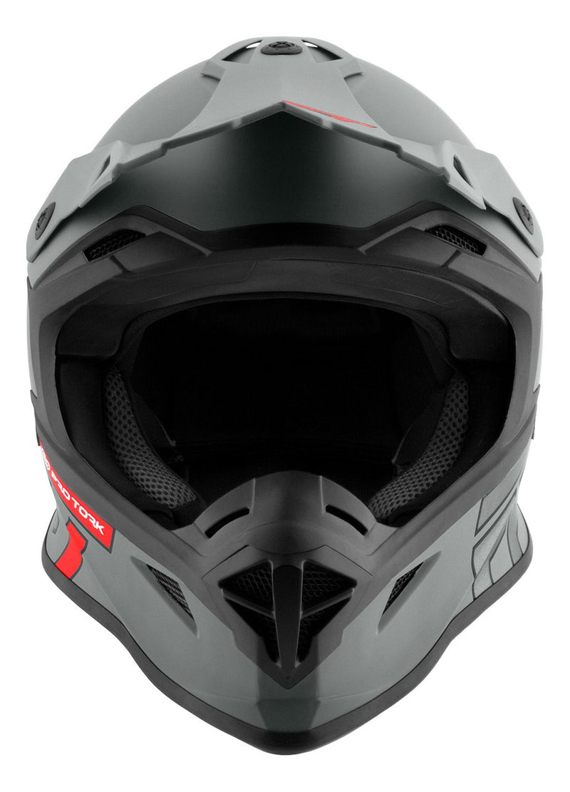 Capacete De Trilha Cross Fast Gray   Oculos Blast Lançamento