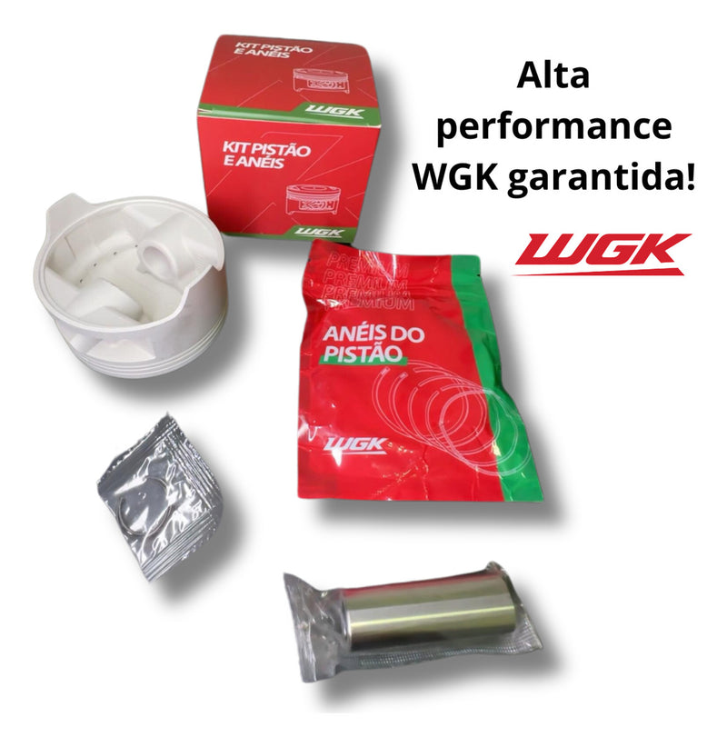 Kit Pistão Anéis Wgk Quadriciclo Honda Fourtrax Trx 420 0,25