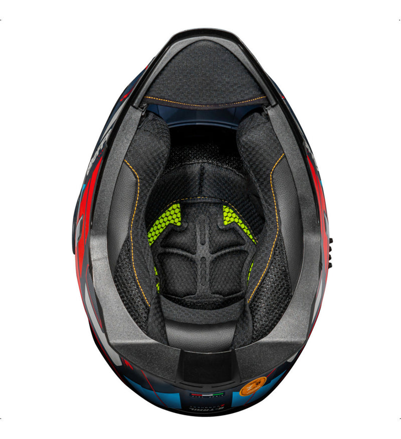 Capacete Moto Bieffe B- Trail Authentic Com Óculos Interno