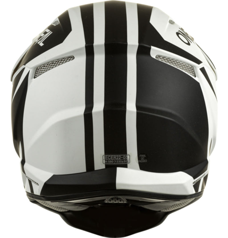 Capacete Oneal 3series Interceptor - Black/white - 60