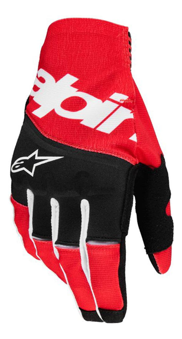 Luva Alpinestars Techstar 2025 Motocross Trilha Enduro Cor Vermelho Tamanho M