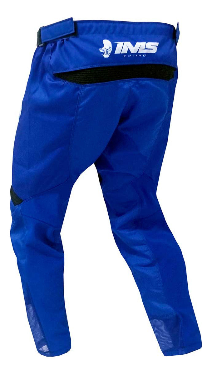 Conjunto Roupa Motocross Calça Camisa Ims Mx Total Azul