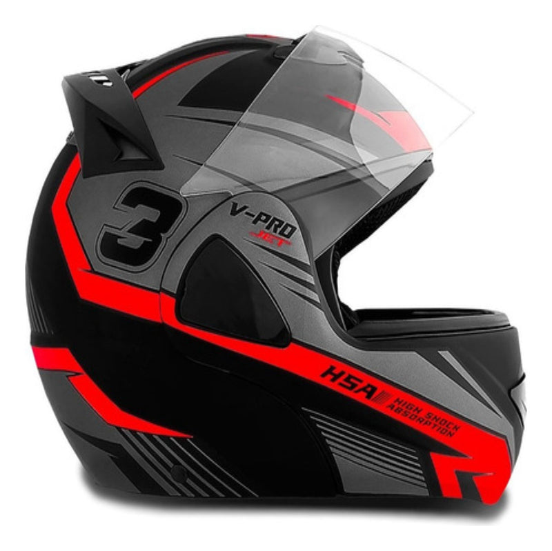 Capacete Articulado Pro Tork V-pro Jet 3 + Narigueira