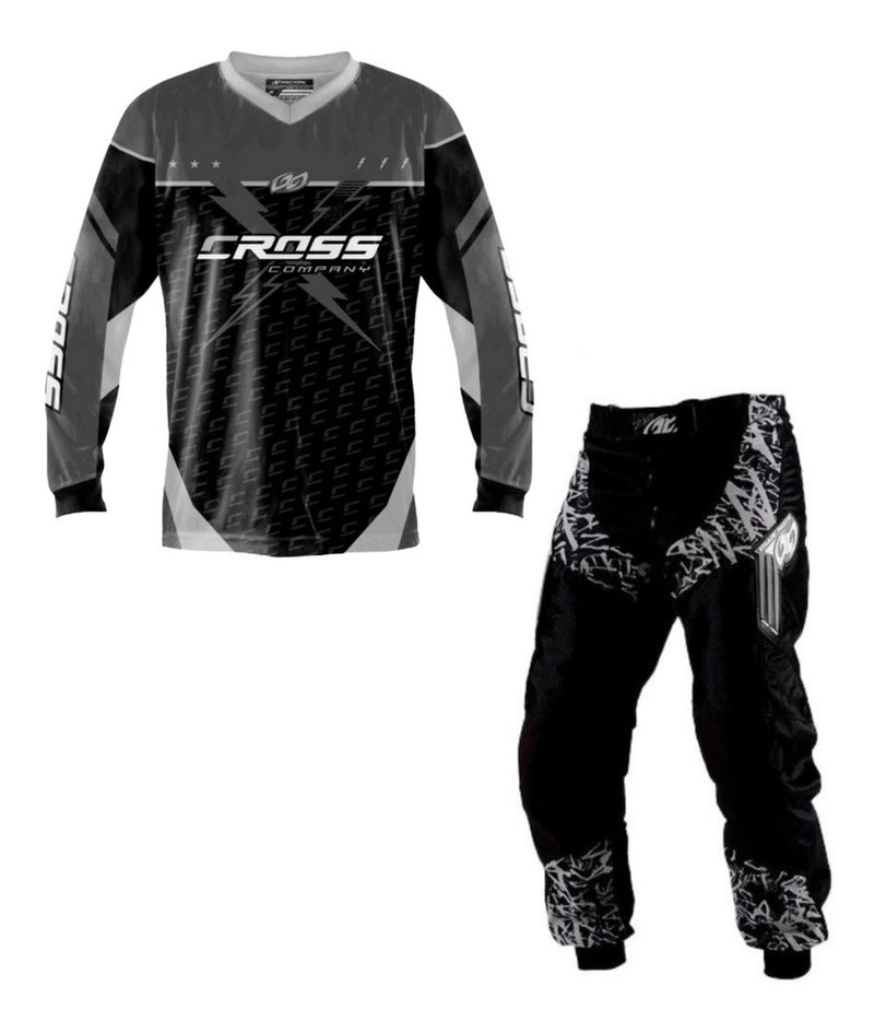 Conjunto Roupa Motocross Trilha Pro Tork Insane Touca Luva