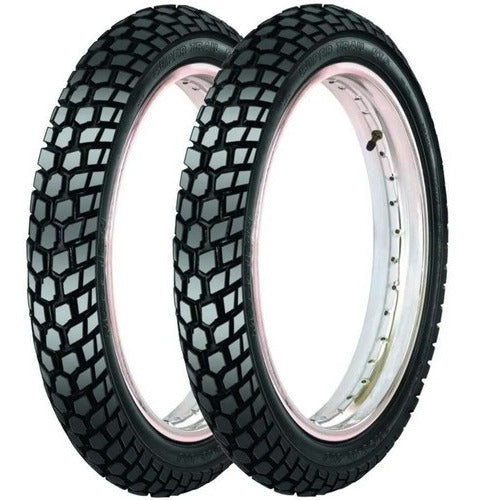 Pneus Moto Maggion St6-cravo 80/100-14+60/100-17 Biz Pop