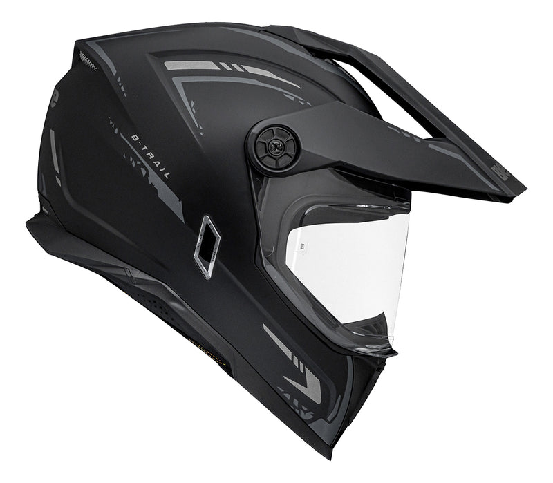 Capacete Bieffe B-trail Authentic Preto C/ Grafite - Fosco