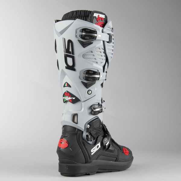 Bota Motocross Articulada Sidi Crossfire 3 Srs Cinza Trilha