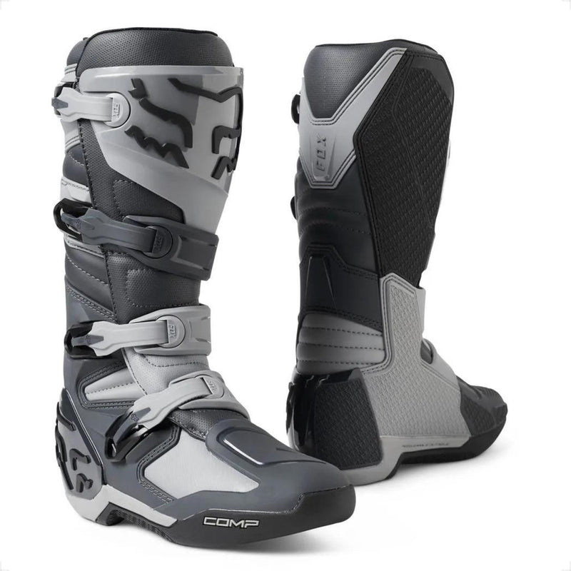 Bota Fox Comp Cinza Preta Motocross Trilha Enduro Novo C/ Nf