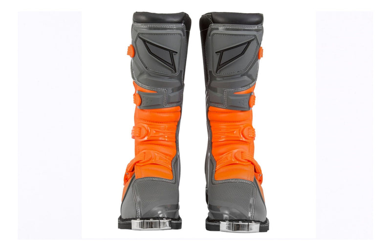 Bota Bico Aço Red Dragon Ex Motocross Trilha Enduro Laranja