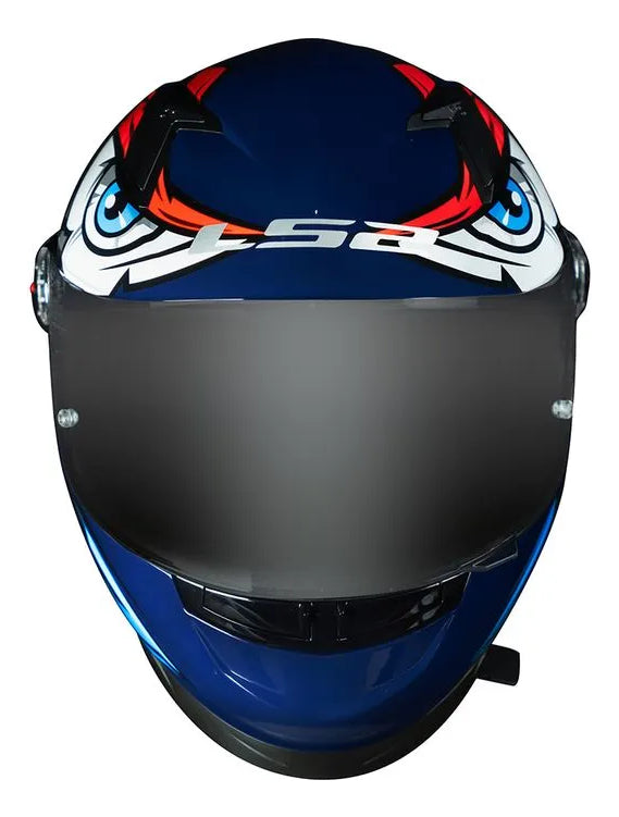 Capacete Fechado Ff358 Classic Tribal Laranja Ls2