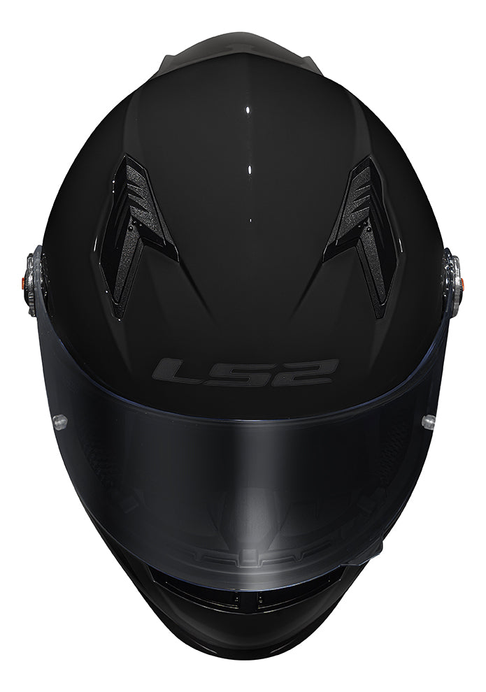 Capacete Ls2 Ff358 S Monocolor Preto Brilhante