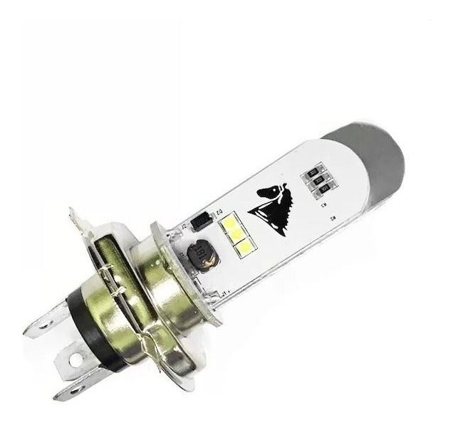 1 Lampada Moto H4 Super Led  Efeito Xenon 8000k Cg Ybr Cb