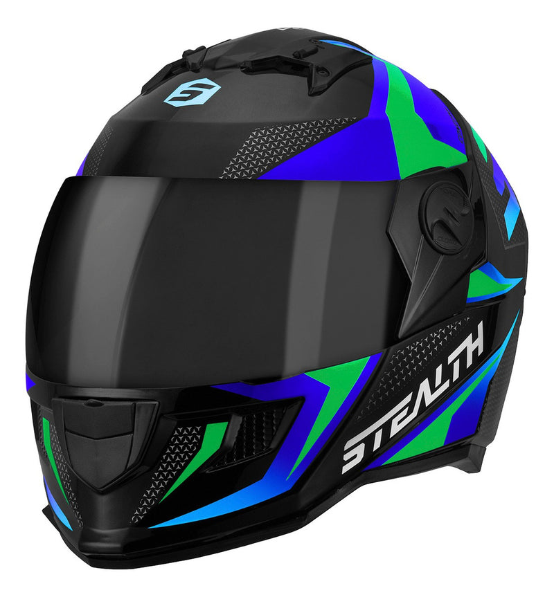 Capacete Para Corrida Esportivo Kart Stealth Viseira Fumê