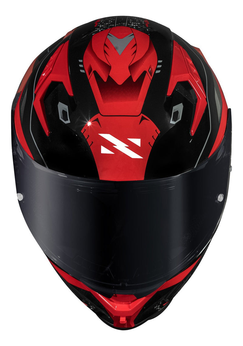 Capacete Moto Masculino Norisk Flow Robot Vermelho +viseira