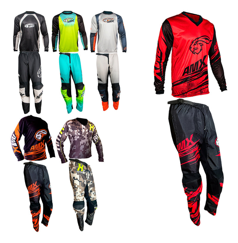 Conjunto Roupa Calça Camisa Motocross Trilha Neon C/bolso