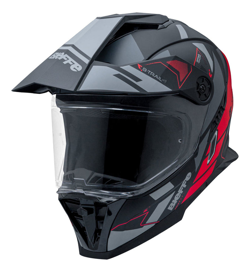 Capacete Moto Bieffe B-trail Conquest Com Óculos Interno