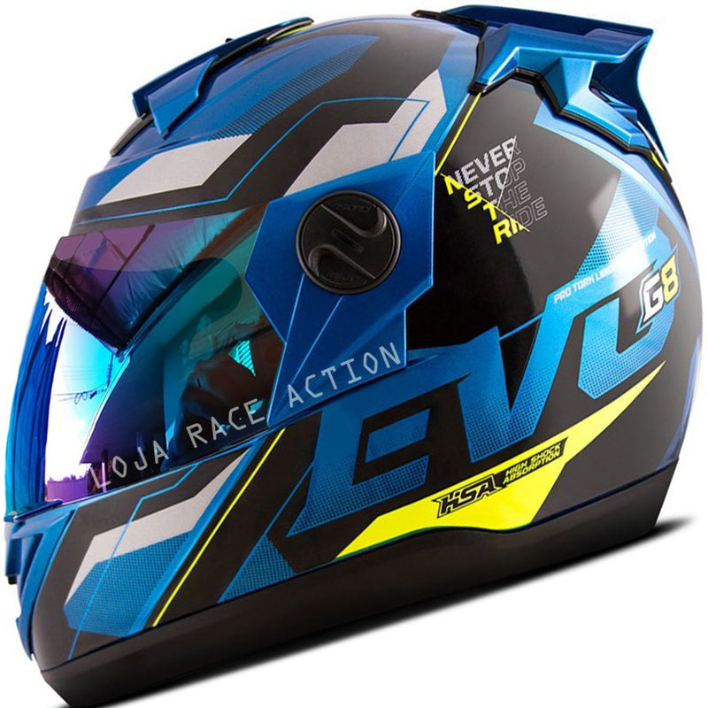 Capacete Moto Pro Tork Evolution 788 G8 Com Viseira Camaleão