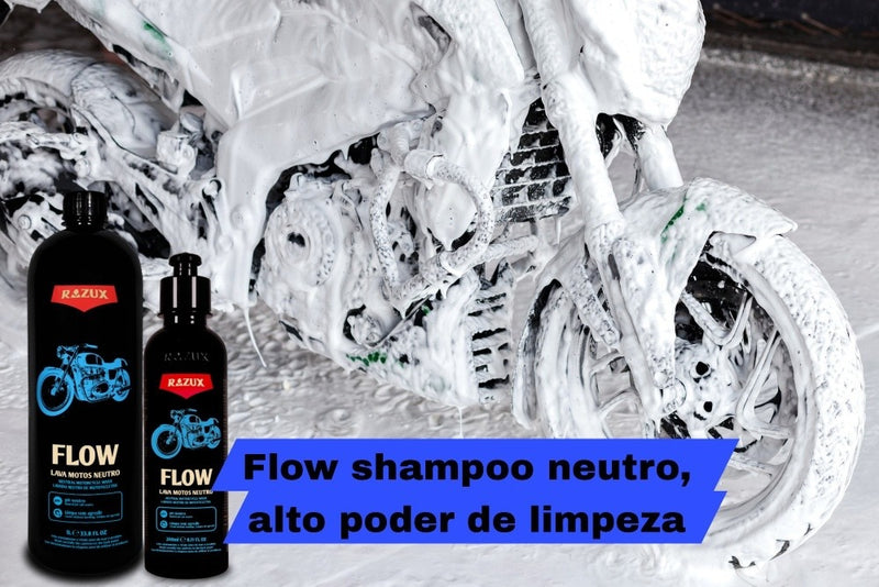 Shampoo Automotivo Lavagem Limpeza De Moto Flow Razux 240ml