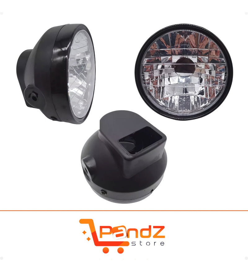 Farol Completo Cg Titan Ks Es Fan 125 2000 Até 2009 Preto