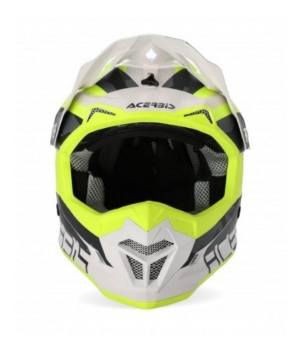 Capacete Acerbis Profile 4 Amarelo/branco