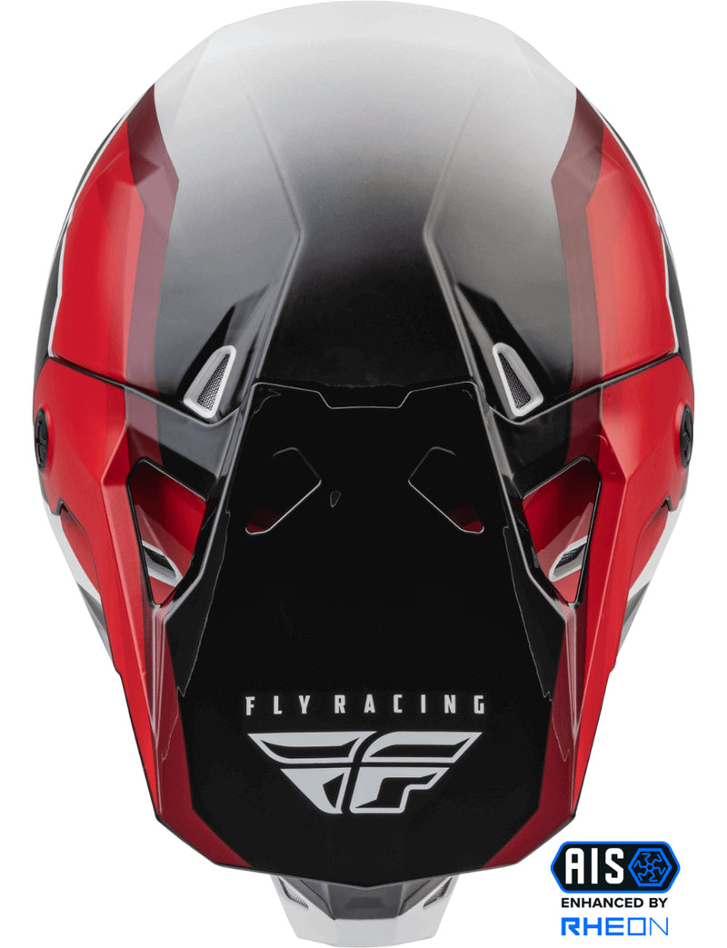 Capacete Fly Formula Cp Rush Preto/vermelho/branco