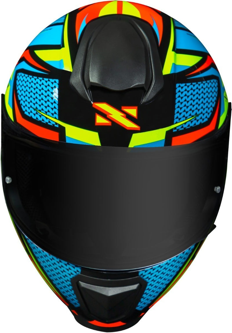 Capacete Moto Norisk Razor Ff802 Sharp + Viseira Vermelha