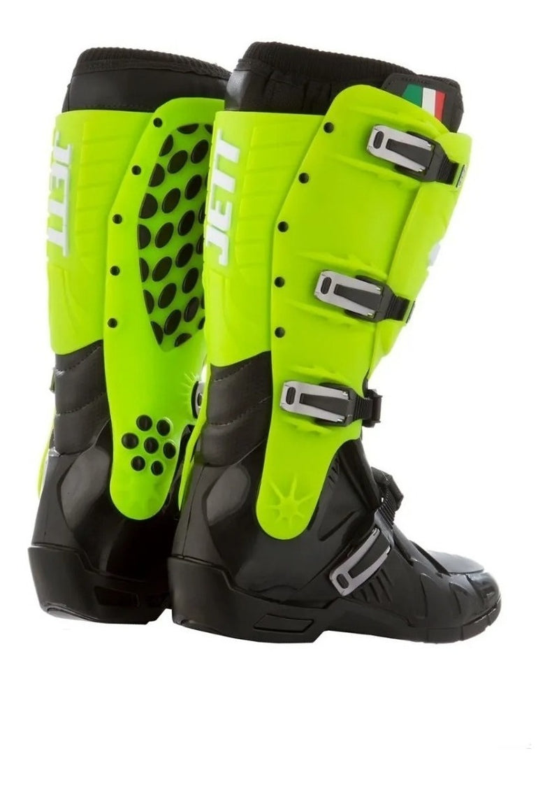 Bota Articulada Motocross Enduro Trilha Jett Lite Preta