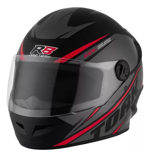 Capacete Moto Pro Tork R8 Fechado Viseira 2 Mm Com Nf