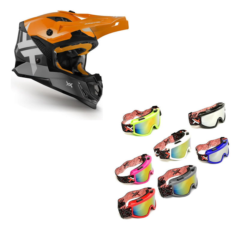 Capacete Motocross Trilha Mattos Racing Atomic Icon 23 Cores