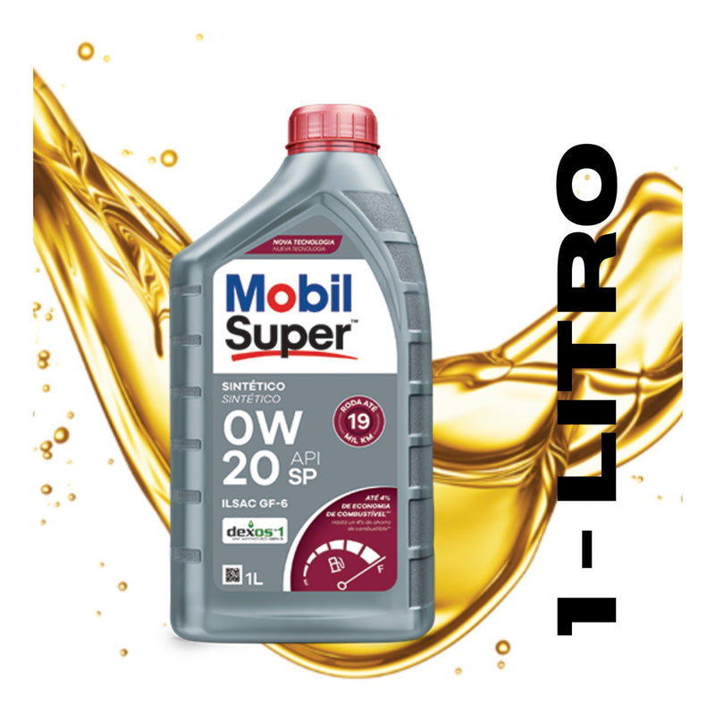 Mobil 1l Óleo Super 0w-20 Sintético Api Sp Dexos 1