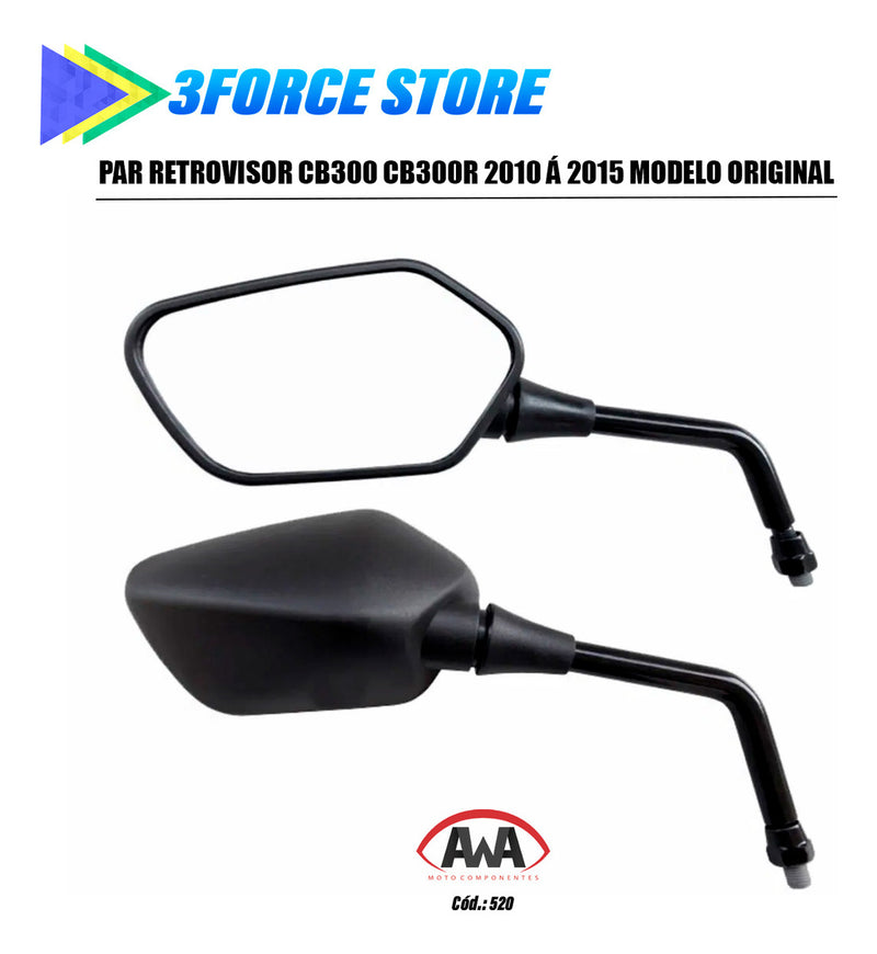 Par Retrovisor Cb300 Cb300r 2010 Á 2015 Modelo Original