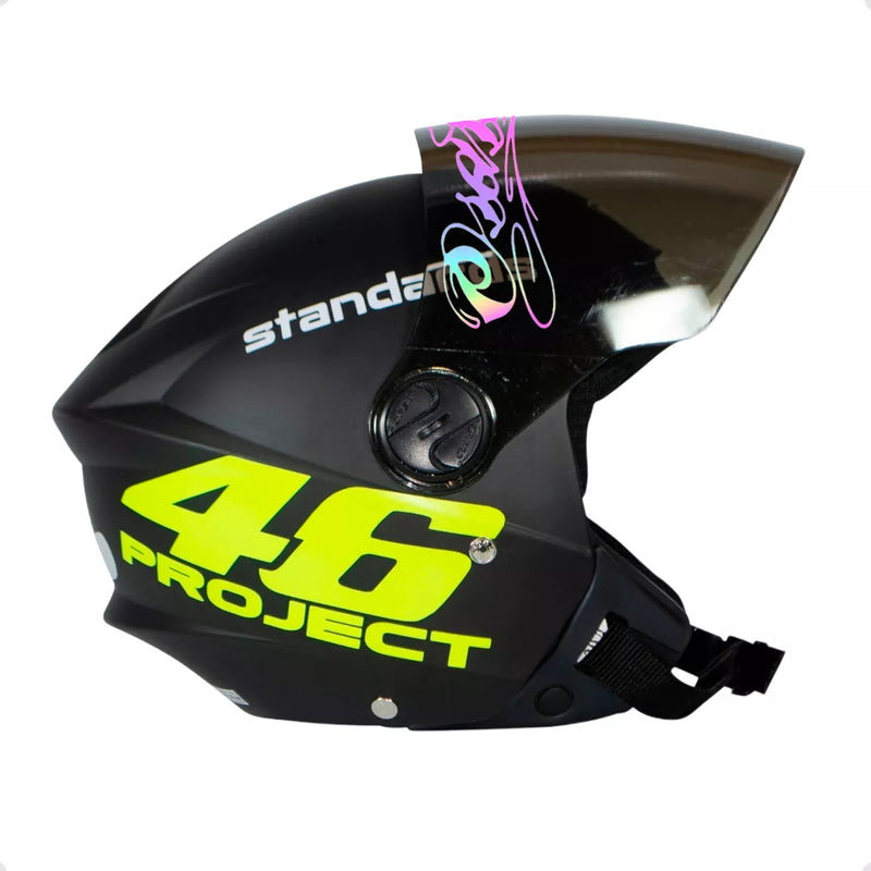 Capacete Protork New 3 Personalizado Project 46 Vr Osascorte