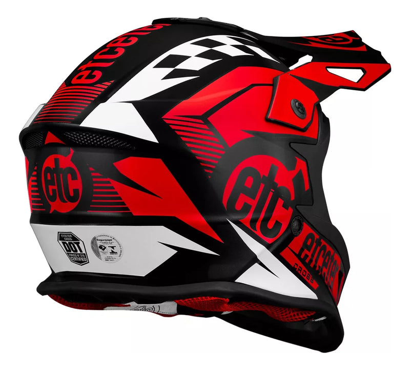 Capacete Motocross Trilha Enduro Etceter Fast